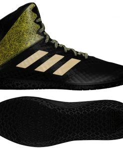 Adidas Wrestling Shoes Mat Wizard Hype - Black/gold, EF1476