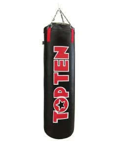 Boxing Bag Top Ten 120 Cm Big Logo - Black/red, 1008-9120 RED TRAINING