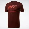 Reebok UFC Logo T-shirt - Bordo, FK2344