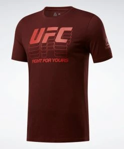 Reebok UFC Logo T-shirt - Bordo, FK2344