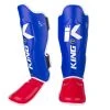 King Professional Shin Guards - Blue/white, SGKNL-BLU-WHI 1 King Professional Shin Guards - Blue/white, SGKNL-BLU-WHI