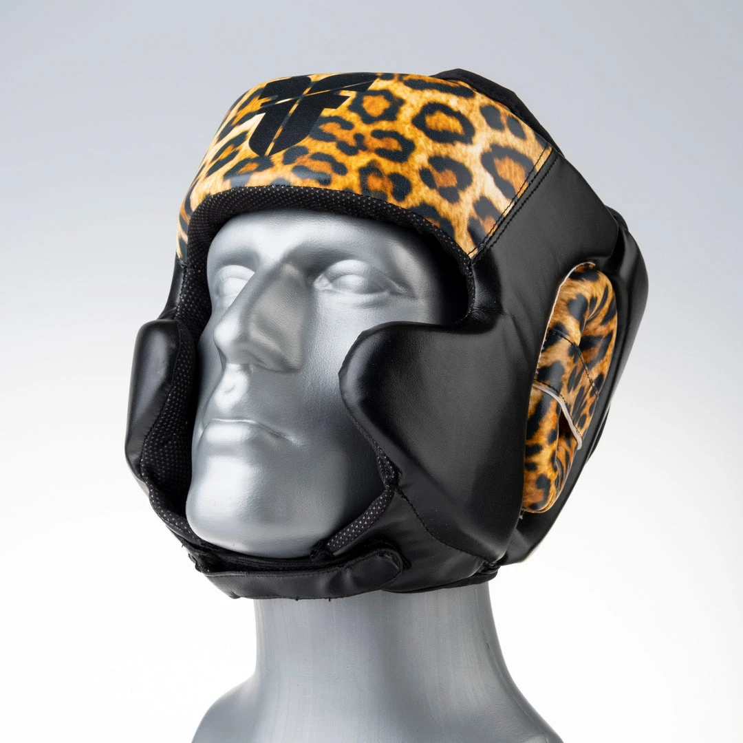 Headguard Fighter Sparring Pro Jungle Series - Leopard, JE2796LE 7 Headguard Fighter Sparring Pro Jungle Series - Leopard, JE2796LE