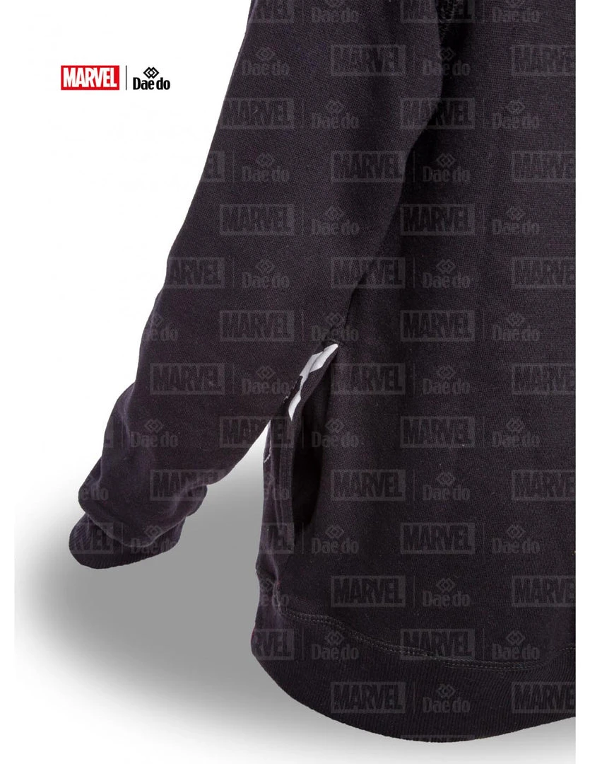 Daedo Hoodie With Mask Black Panther - Black, MARV50621 Hoodies 7 Daedo Hoodie With Mask Black Panther - Black, MARV50621 Hoodies