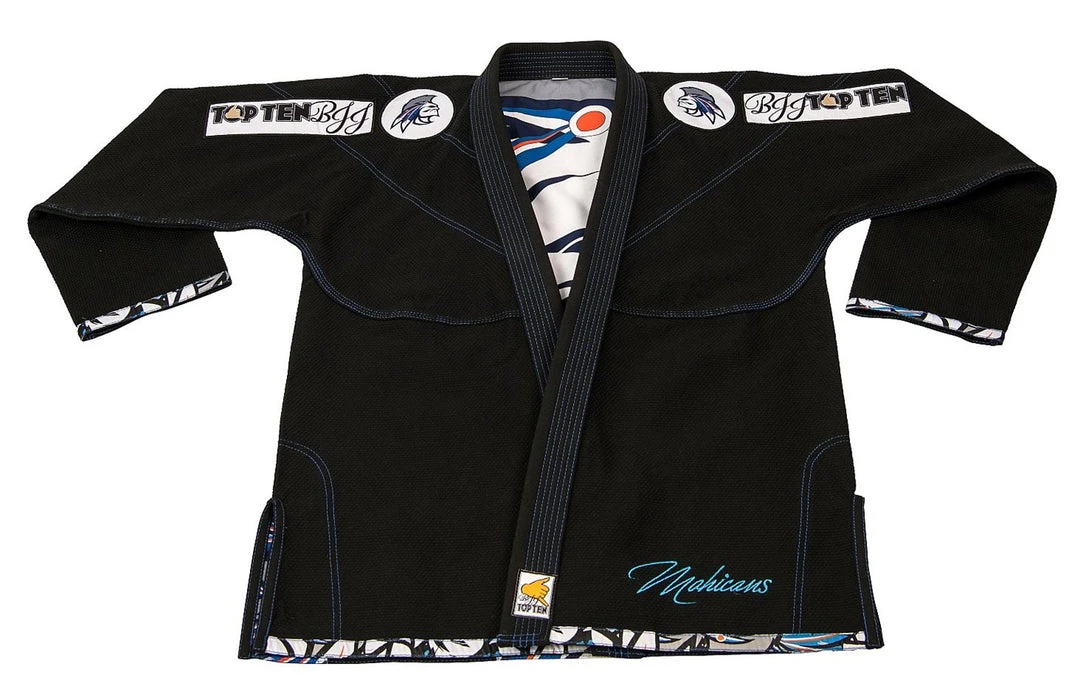 Top Ten Brazilian Jiu Jitsu Uniform Mohicans - Black, 15123-9 BJJ Uniforms 5 Top Ten Brazilian Jiu Jitsu Uniform Mohicans - Black, 15123-9 BJJ Uniforms