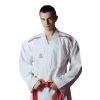 Karate Uniforms Hayashi Kumite Kimono Flexz WKF Approved - White/Red, 043-14
