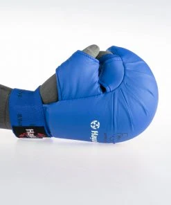Hayashi Karate Fist Protector TSUKI With Thumb (WKF Approved) - Blue, 238