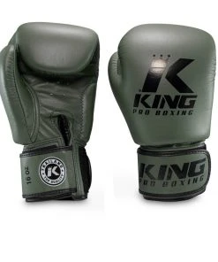 King Pro Boxing - Boxing Gloves Military - Khaki
