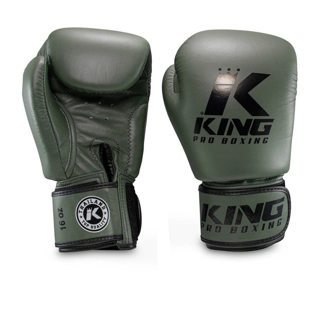 King Pro Boxing - Boxing Gloves Military - Khaki 3 King Pro Boxing - Boxing Gloves Military - Khaki