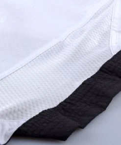 Adidas Taekwondo WT Uniforms TKD Dobok ADI-Contest 3 - White / Black V-neck, ADITC02