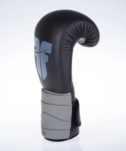 Fighter Boxing Gloves Sparring - Black/gray, FBG-002-BG