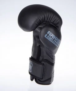 Fighter Boxing Gloves Sparring - Black/gray, FBG-002-BG
