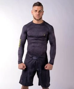 Rash Guard Fighter - Life Is A Fight - Grey, FRG-13