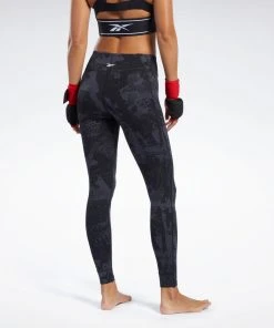 Pants Reebok Combat Jacquard Lux Tights, FK2429
