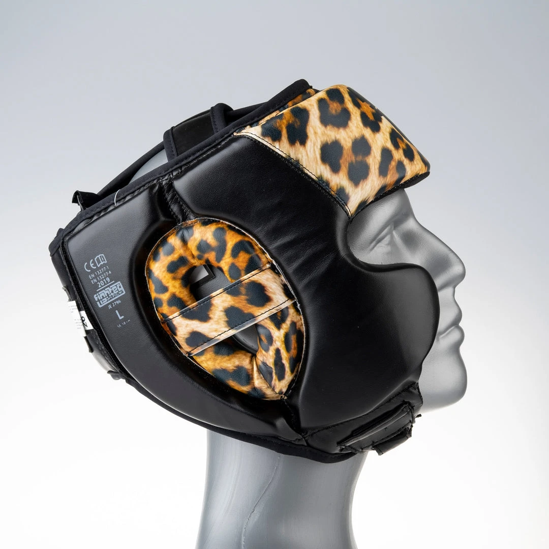 Headguard Fighter Sparring Pro Jungle Series - Leopard, JE2796LE 6 Headguard Fighter Sparring Pro Jungle Series - Leopard, JE2796LE