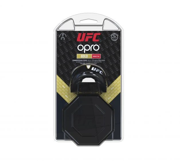 Mouthguard - OPRO UFC - GOLD Level Junior - Black/gold, 002266001 PROTECTION 4 Mouthguard - OPRO UFC - GOLD Level Junior - Black/gold, 002266001 PROTECTION