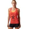 Women's Tops Reebok CrossFit Makes Me Hard Top - Orange, AJ1799