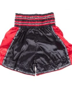 Windy Thai Trunks - Black/red/gold, BSW-BLK-GL 7 Windy Thai Trunks - Black/red/gold, BSW-BLK-GL