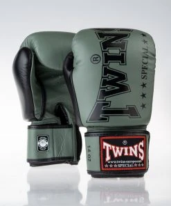 Boxing Gloves Twins - Khaki, BGVL-8-GREEN