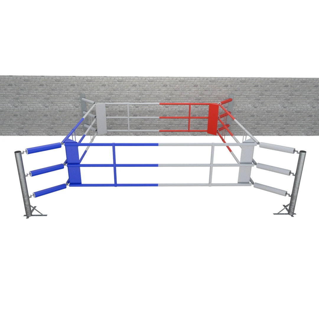 Floor Boxing Ring Fighter Wall II With 3 Ropes, BRF-NF2W 3 Floor Boxing Ring Fighter Wall II With 3 Ropes, BRF-NF2W