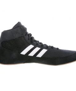 Kids Wrestling Shoes Adidas HVC - Black/brown, AQ3327