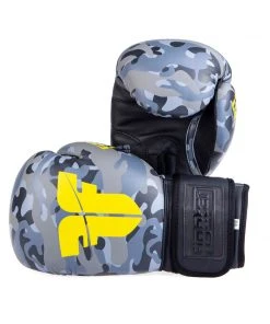 Fighter Boxing Gloves SIAM - Grey Camo, FBG-003C
