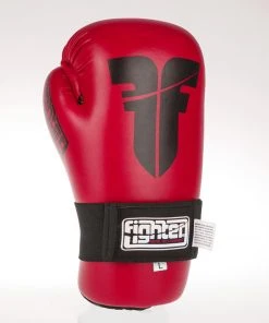 Fighter Open Gloves Strap - Dark Red, FOG-001R
