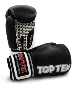 Boxing Gloves TOP TEN Fight - Black/white, 20661-90