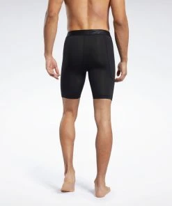 Reebok Wor Compr Brief Compression Shorts - Black, FP9104