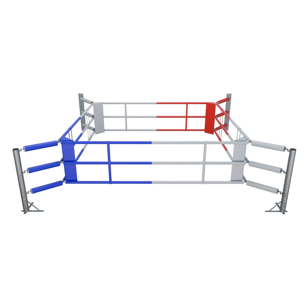 Floor Boxing Ring Fighter Wall II With 3 Ropes, BRF-NF2W 6 Floor Boxing Ring Fighter Wall II With 3 Ropes, BRF-NF2W