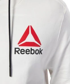 Hoodies Reebok UFC Fight Night Blank Walkout Hoodie - White, CD8586