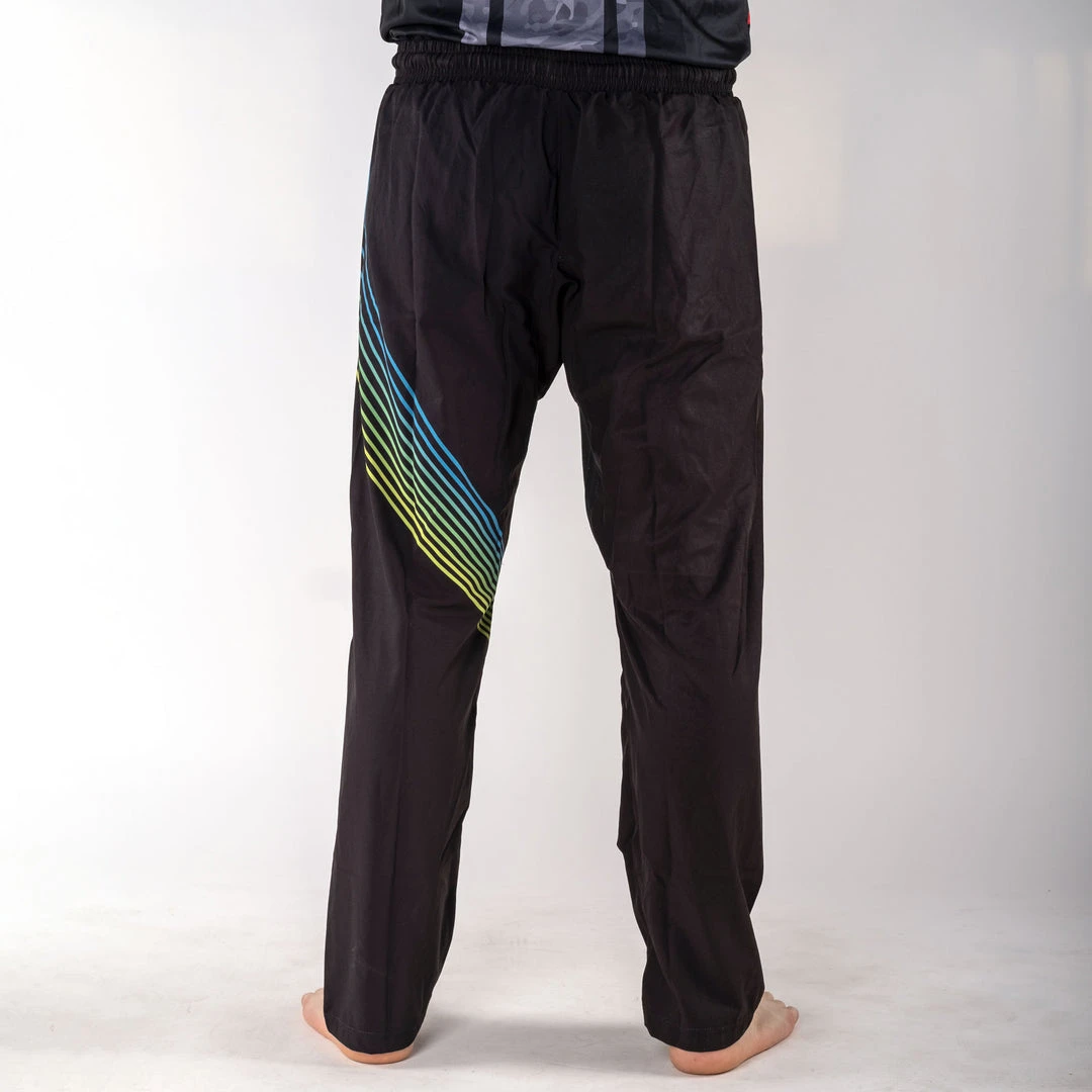 Fighter Pants - FIGHT - Black/rainbow, FF-P004B 10 Fighter Pants - FIGHT - Black/rainbow, FF-P004B