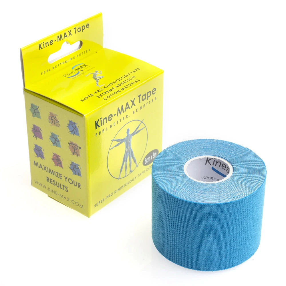 KinesioMAX Kine-MAX Super Pro Cotton - Blue, KTSCBLU01 3 KinesioMAX Kine-MAX Super Pro Cotton - Blue, KTSCBLU01
