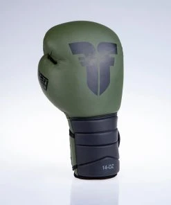Fighter Boxing Gloves Sparring - Matt Khaki/black, FBG-002KB 18 Fighter Boxing Gloves Sparring - Matt Khaki/black, FBG-002KB