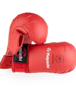 Hayashi Karate Fist Protector TSUKI With Thumb (WKF Approved) - Red, 238