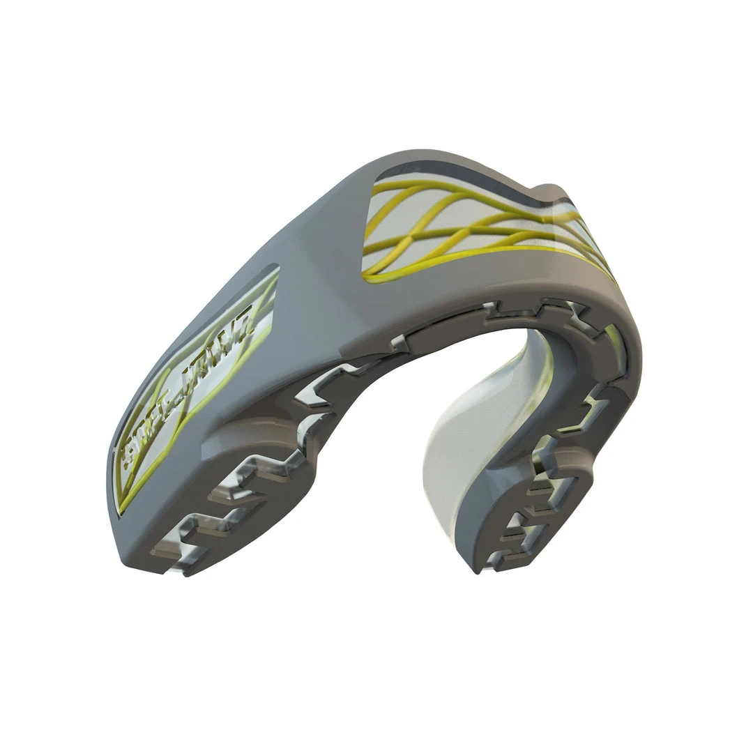 SAFE JAWZ SAFEJAWZ Nitro Mouthguard - Grey/yellow PROTECTION 3 SAFE JAWZ SAFEJAWZ Nitro Mouthguard - Grey/yellow PROTECTION