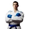 Hayashi Kumite Kimono Flexz WKF Approved - White/Blue, 043-16 Karate Uniforms 1 Hayashi Kumite Kimono Flexz WKF Approved - White/Blue, 043-16 Karate Uniforms