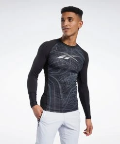 Reebok Compression Long Sleeve Tee, FS8581 Training T-Shirts