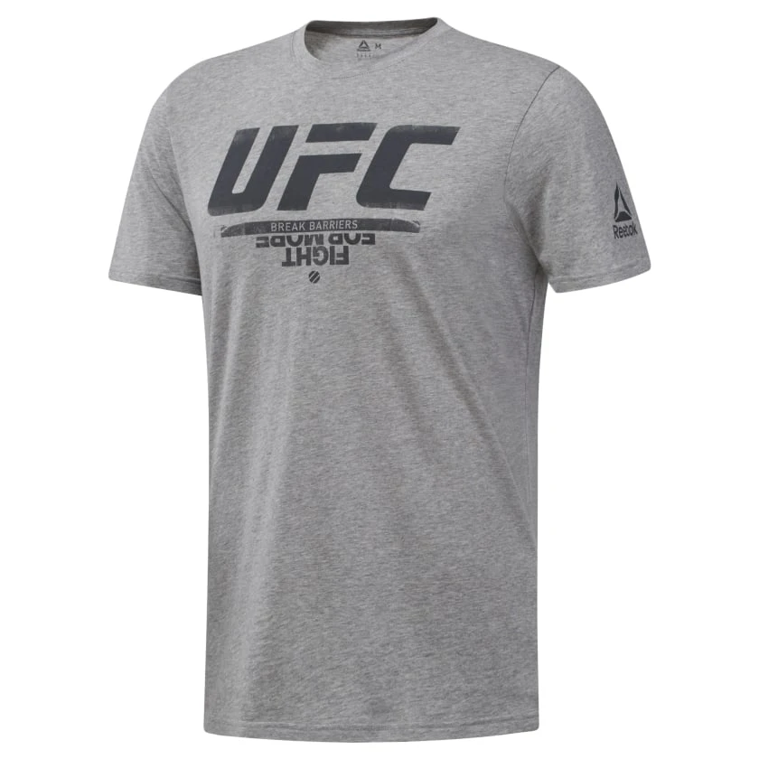Reebok UFC Logo Tee - Grey, DU4583 T-Shirts 3 Reebok UFC Logo Tee - Grey, DU4583 T-Shirts