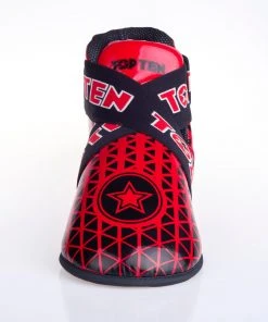 PROTECTION TOP TEN Super-light Triangles Kicks - Red/black, 3067-49T