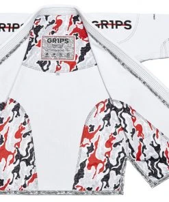 Grips Armadura 2.0 BJJ Kimono Camo - White, G10129-WHI
