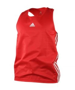 Boxing Jersey Adidas Base Punch Boxing Vests - Red, ADIBTT02-R