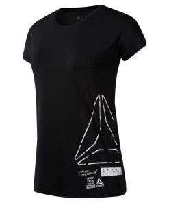 Workout T-Shirts Reebok Activchill Tee - černá, DU4165