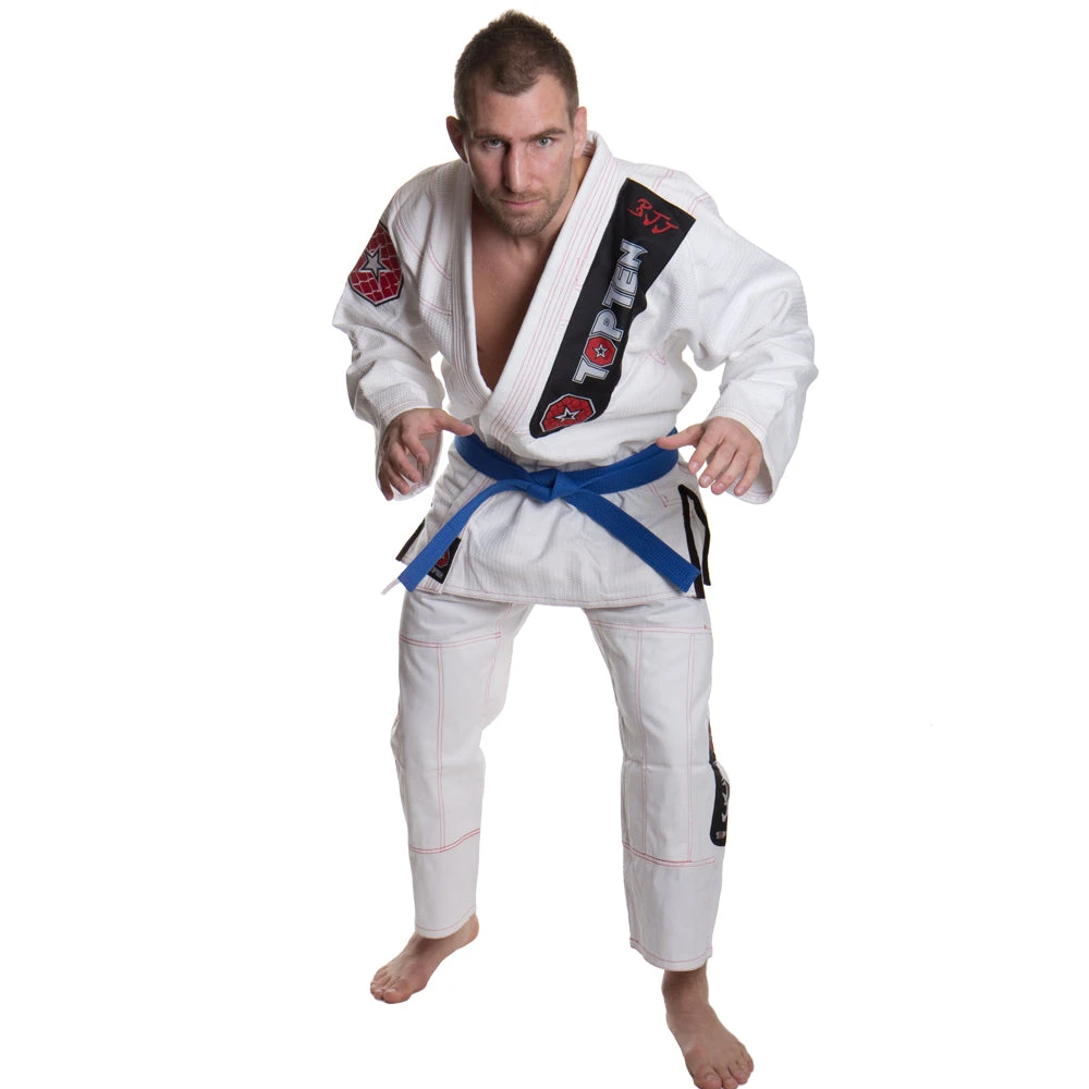 TOP TEN MMA BJJ Uniform - White, 1512-1 3 TOP TEN MMA BJJ Uniform - White, 1512-1