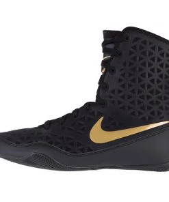 Nike KO Boxing Shoes - Black/gold, 839421001