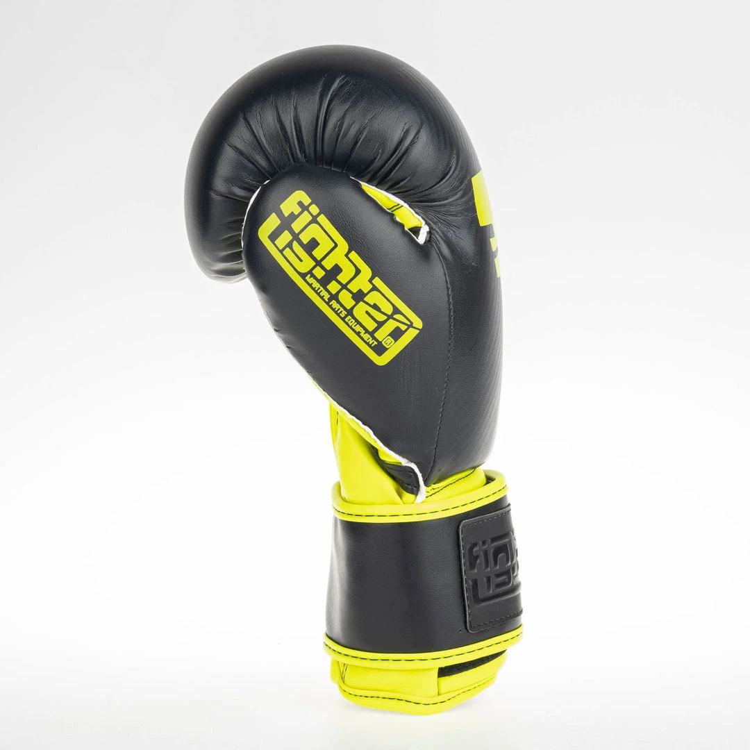 Fighter Boxing Gloves SPEED - Black/neon Yellow, TH1612PUBNY 10 Fighter Boxing Gloves SPEED - Black/neon Yellow, TH1612PUBNY