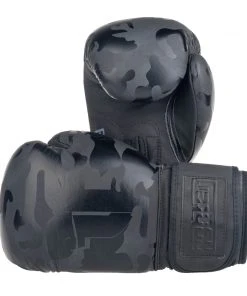 Fighter Boxing Gloves SIAM - Black Camo, FBG-003CBK