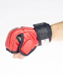 MMA Gloves Fighter Competition - Red/camo, FMG-002CRD