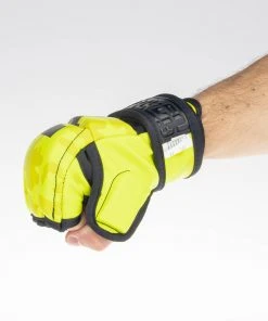 MMA Gloves Fighter Competition - Neon Yellow/camo, FMG-002CNY