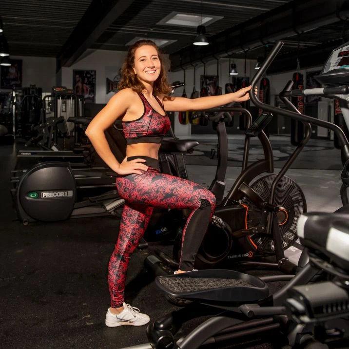 Hayashi Flowers Leggings - Red/black 4 Hayashi Flowers Leggings - Red/black