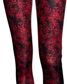 Hayashi Flowers Leggings - Red/black 8 Hayashi Flowers Leggings - Red/black